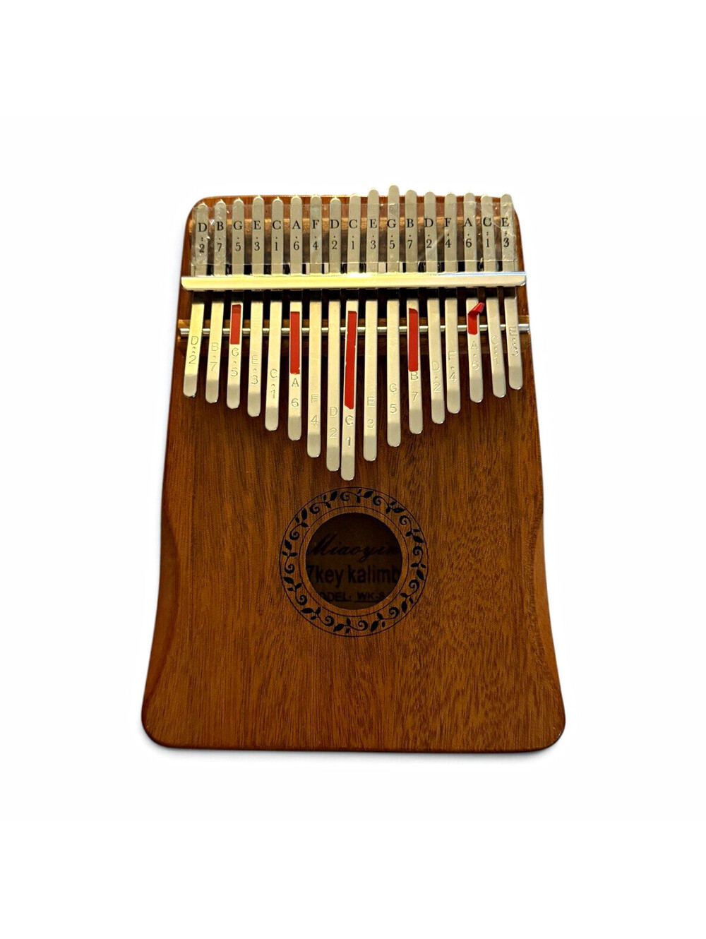 Vintage Miaoya 7 Key Kalimba Thumb Piano Wooden WK-SA